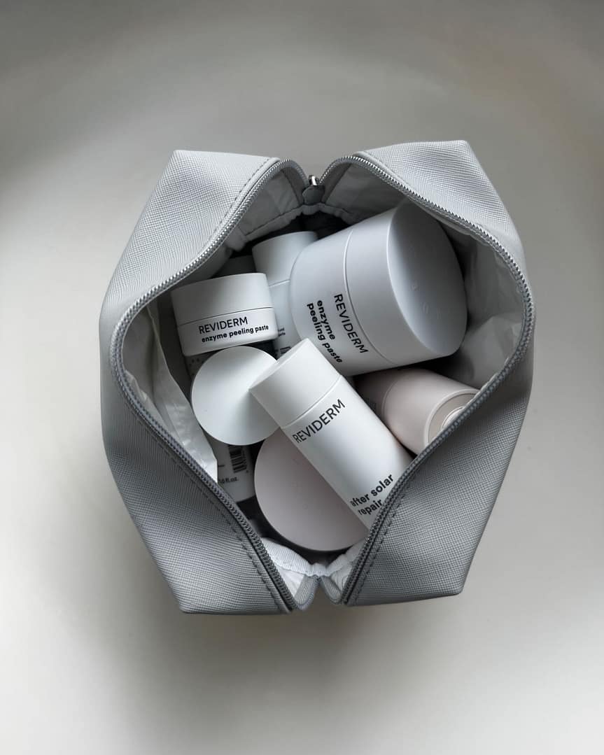 Reviderm travelsize nu bestellen bij Elements Cosmetics